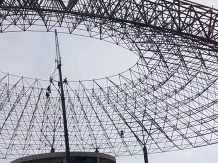 江北篮球馆球形网架厂家价格